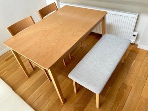 ニトリ　ダイニングテーブル4点セット