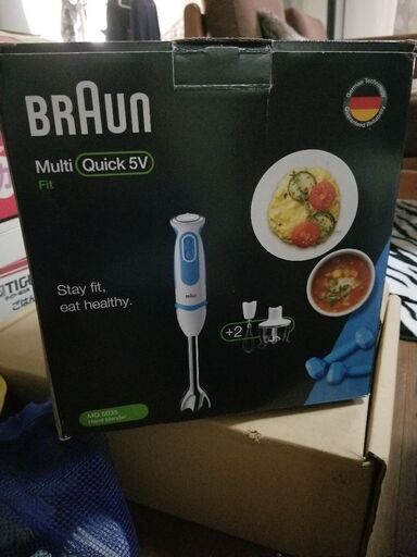 商談中。週末限定大処分。。BRAUN multi quick5v未使用品。k5v