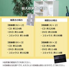 【新品／未組立品】フリーボックス5段 ホワイト 白 大容量カラーボックスの画像