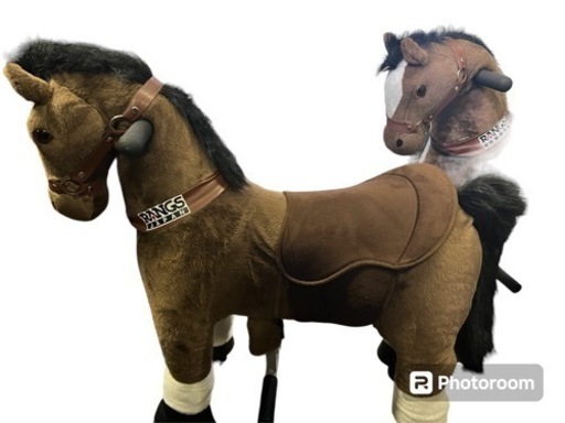 ラングスジャパン エコポニー ポニー ホース 乗れるおもちゃ 中古