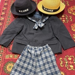 粟生幼稚園の制服・帽子(夏冬用)