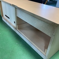 テレビボード　ナチュラル　フラット引き出しの画像