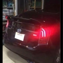 プリウス30前期/後期 フルLEDプリウス30 ライトバー付きテールランプ ※説明欄必読の画像