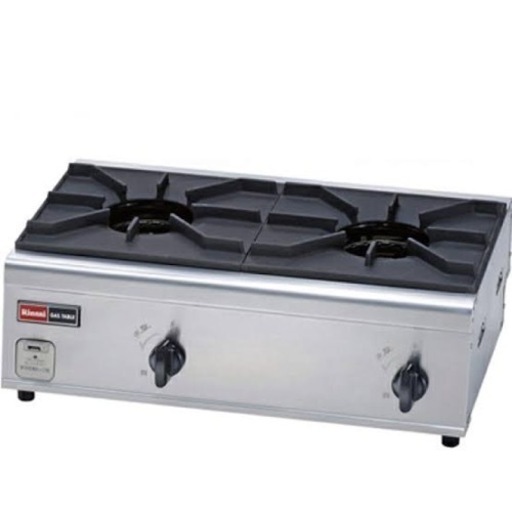 リンナイ 業務用 ガスコンロ 内炎バーナータイプ 2口 RSB-206N