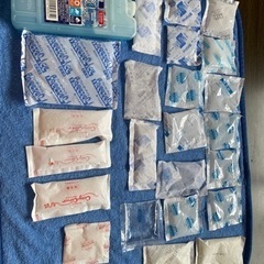 保冷バック　保冷袋　保冷剤大小合わせて33個