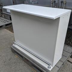 カウンターテーブル　バーカウンター　収納棚付き