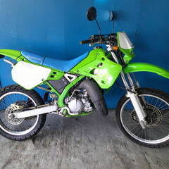 KAWASAKI KDX125SR 緑 格安提供車 エンジン始動確認 半額配送キャンペーン 期間限定 現状渡し諸経費￥0- 横浜 P-Yardの画像