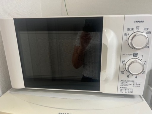 【取引中】ツインバード　電子レンジ