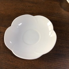 取りに来れる方限定 花柄ガラス湯呑  茶托つき 4セットの画像