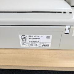 ★値下げ／SHARP・FAX 電話機【UX-DK17CL】の画像