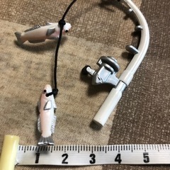 ガチャガチャ　釣竿の画像