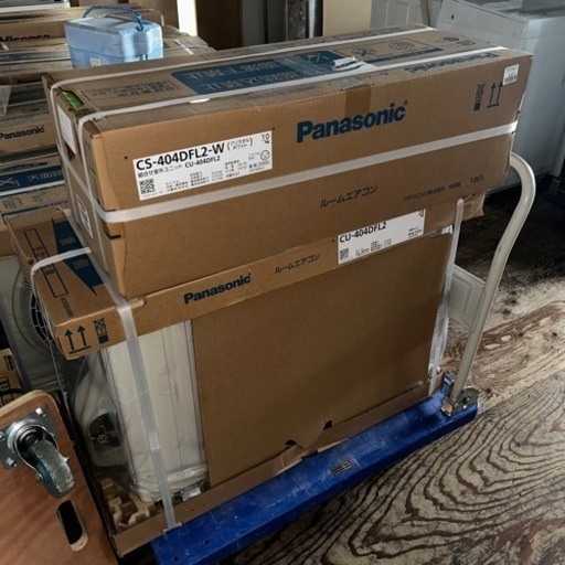 【未開封品】パナソニック エアコン エオリア 主に14畳用 4.0kW 単相200V 冷房 11畳 - 17畳 暖房 11畳 - 14畳 内部クリーン CS-404DFL2-W ネット最安値104,700円