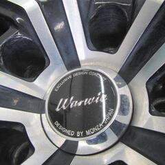 【値下げ】タイヤホイール４本セット【タイヤ新品】MONZA JAPAN WARWIC（ワーウィック） TECHNOSTAR (5HOLE)  + KENDA(ｹﾝﾀﾞ） KR20 225/40R18の画像