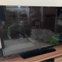 SHARP AQUOS液晶テレビ 40インチ 2016年製 説明書付きの画像