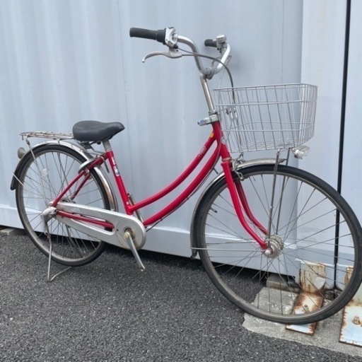 都内/千葉市引取】ママチャリ街乗り自転車 26インチ 3段変速/カゴ/鍵付