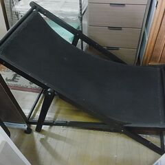 セール中につき、通常特価4,378円より半額の2,189円!　【26】デッキチェア　ガーデンチェア　ビーチチェア　サマーチェア　折りたたみチェア　リクライニング　　アウトドア　キャンプ　ベランダ　海　折畳　リラックスの画像