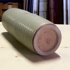 背の高い　筒型　花瓶　有田？　高さ約35cmの画像