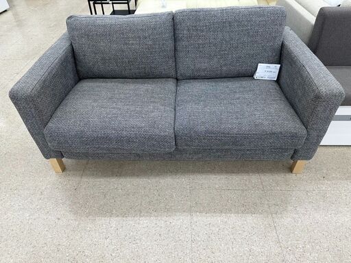 ★ジモティ割あり★ IKEA ソファー グレー H64.5×D88×W165 クリーニング済み TJ7310