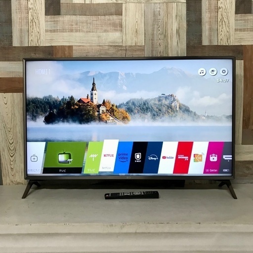 即日受渡❣️43型IPS4Kパネル採用 液晶TV Netflix視聴可 27500円