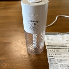 スヌーピー 超音波式卓上加湿器　USB充電タイプの画像