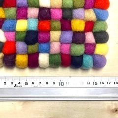 フェルトの鍋敷き　ハンドメイド　の画像