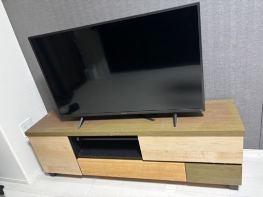 4K　4k　FIRE TV（FUNAI）43inch + テレビ台（140×35）