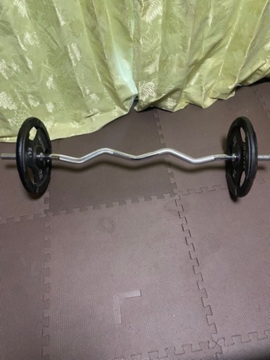 イージーバー、バーベルプレート10k×2セット