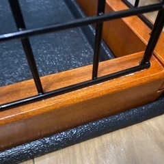 ② ATSU ペットケージ 犬 木製サークル ケージ