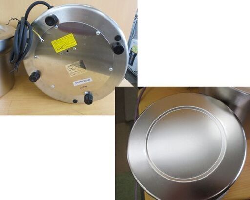 美品 KINGO 湯煎式スープジャー D9001 11L　内鍋+フタ付き 電気 100V 厨房 保温 鍋 TKG 札幌 北20条店