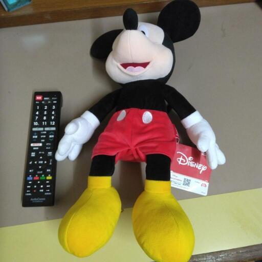 おもちゃ　ミッキーマウスのぬいぐるみ