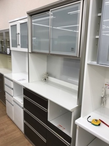 ★ジモティ割あり★ 綾野製作所  食器棚   H203×W100×D50 クリーニング済み KJ5563