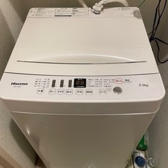 三年前に購入した洗濯機
