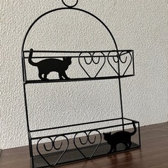 【7/28まで】壁掛け　小物入れ　猫雑貨の画像