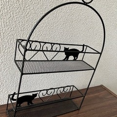 【7/28まで】壁掛け　小物入れ　猫雑貨の画像