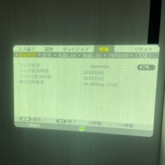 NEC 超単焦点プロジェクターの画像