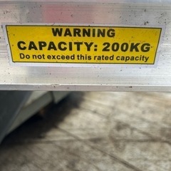 アルミブリッジ折りたたみ式の画像