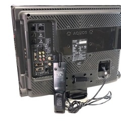 SHARP AQUOS アクオス 液晶カラーテレビ 09年製 LC-20D50 100V 日本製 中古テレビ 動作確認済み リモコン付属　の画像