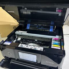  A4インクジェット複合機 EPSON EP-885AB エプソン カラリオ 黒 ブラック プリンター コピー スキャナー スキャン 無線LAN対応の画像