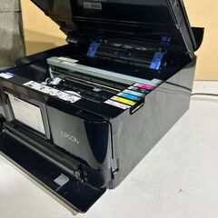  A4インクジェット複合機 EPSON EP-885AB エプソン カラリオ 黒 ブラック プリンター コピー スキャナー スキャン 無線LAN対応の画像