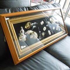 ②額入り ひょうたん 金銀瓢箪 寿杯 24KGP 縁起物 壁飾り オブジェ コレクションに最適!! 札幌市東区 新道東店の画像