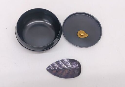 幸来堂 銅製茶入 茄子 茶さじ付 純銅製 茶道具 ☆ 札幌市 豊平区 平岸