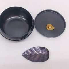 幸来堂 銅製茶入 茄子 茶さじ付 純銅製 茶道具 ☆ 札幌市 豊平