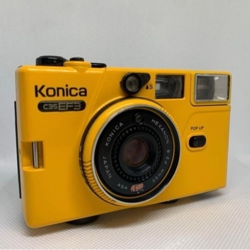 【sold out thank you】Konica C35 EF3 希少カラー　イエローコニカ