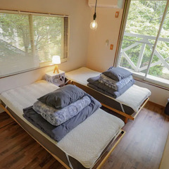 避暑地・那須の貸切一軒家/最大7名/ペット歓迎/天井吹き抜け・広々バルコニー/BBQ/夏休み − 栃木県
