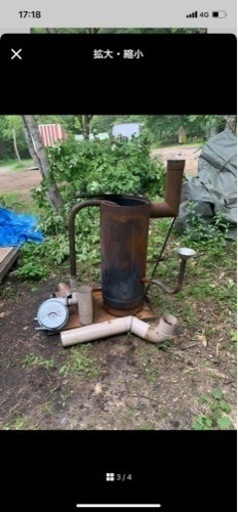 廃油ストーブ

