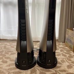 SHARP プラズマクラスタースリムイオンファン2台または1台の画像