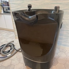 🔴理容 美容室 水道工事不要 移動式シャンプー台