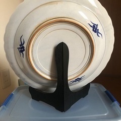 大皿　染め付けの画像