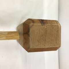 中古　コノキリ　木の切り　105ｍｍ　１０５　かけや　掛矢　両口ハンマー　木製　園芸　杭打ち　土木道具　愛知県 一宮市 名古屋市 稲沢市 江南市 岩倉市 岐阜 羽島市 各務ヶ原市 岐阜市 三重県 愛知 グッドプライス一宮の画像