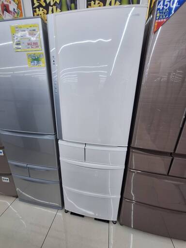 ❄️Panasonic/パナソニック/411L冷蔵庫/2020年製/NR-EV41S5-W/ファミリー冷蔵庫/エコナビ搭載冷蔵庫/No.1949❄️